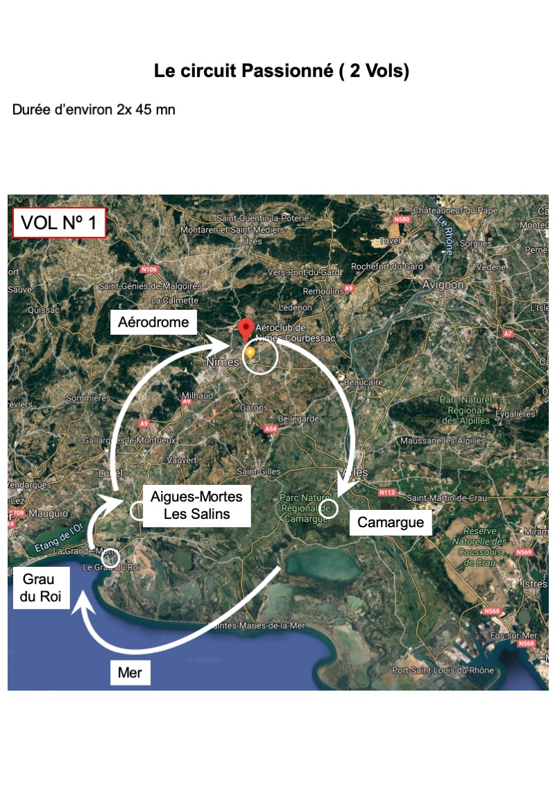 Circuit Passionné Phase 1 vol ULM